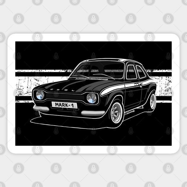 The iconic México MK1 for dark backgrounds Sticker by jaagdesign